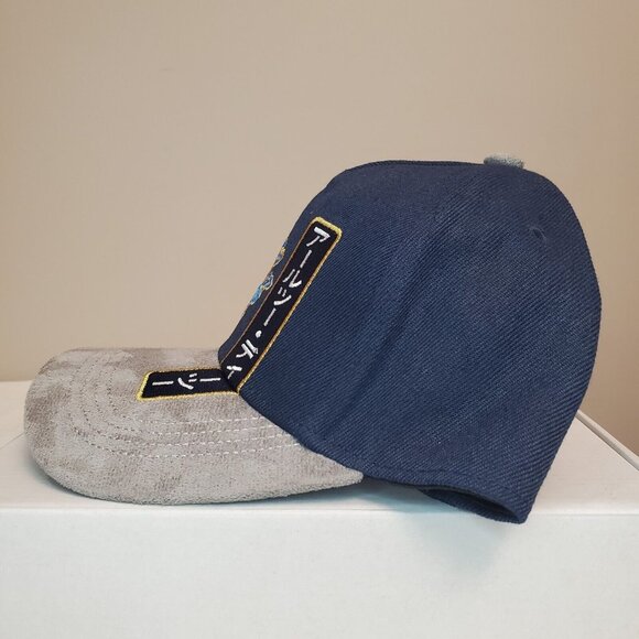 R2D2 Star Wars Concept One Hat Cap Navy & Gray Japan Embroidered Gold NEW NWT - Picture 10 of 13